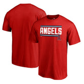 Los Angeles Angels Onside Stripe T-Shirt - Red - MLB on Sale