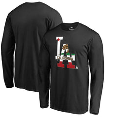 Los Angeles Dodgers Hometown Collection Cali Flag Long Sleeve T-Shirt - Black - MLB on Sale