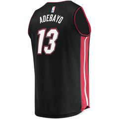 Bam Adebayo Miami Heat Fast Break Replica Player Jersey Icon Edition Black | Fanatics outlet