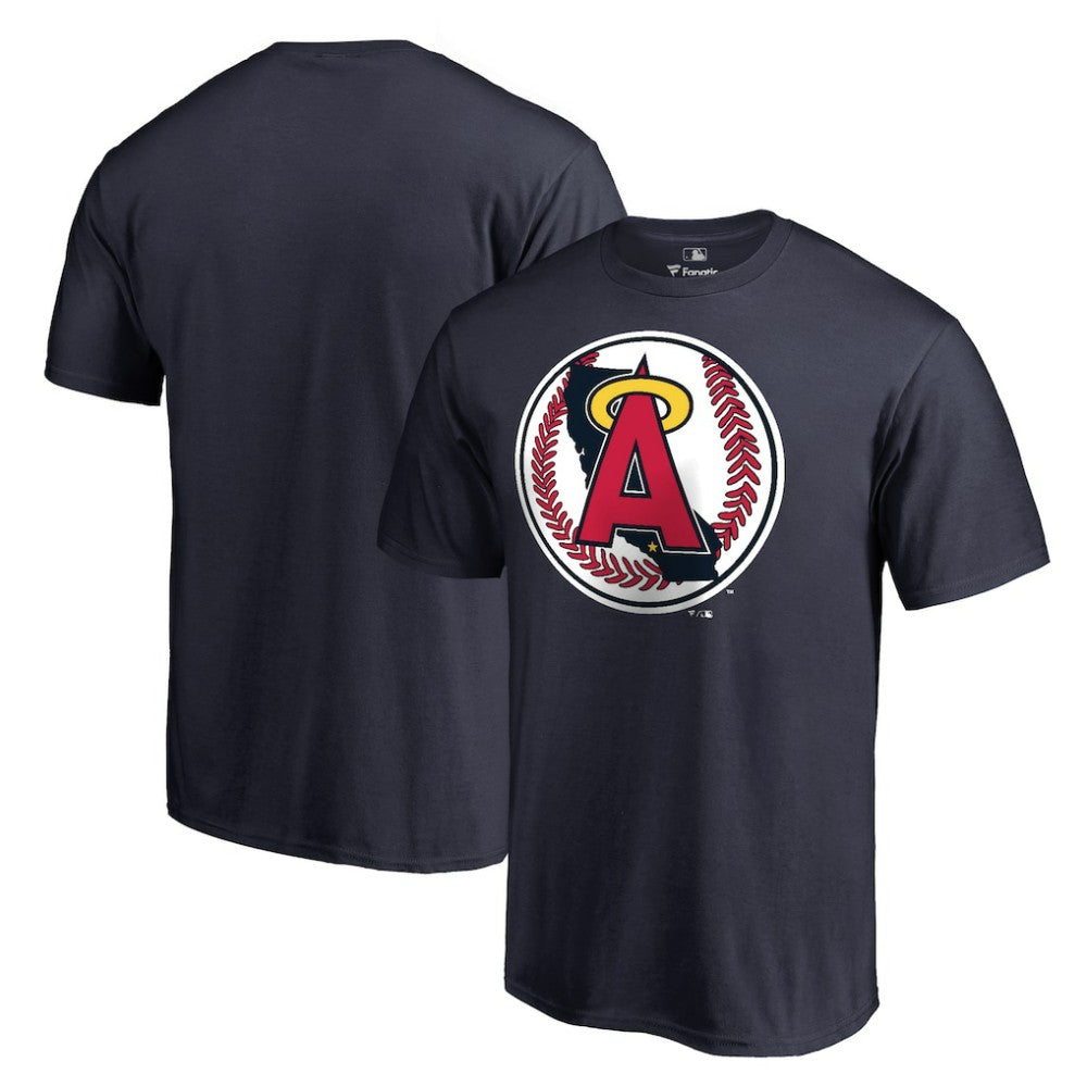California Angels Cooperstown Collection Vintage Forbes T-Shirt - Navy - MLB Discount