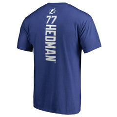 Victor Hedman Tampa Bay Lightning Backer T-Shirt - Blue - NHL 3073332