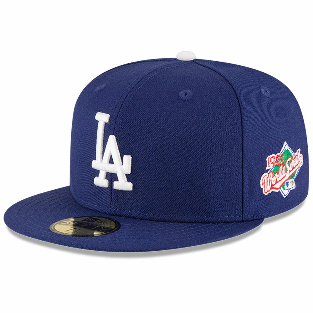 Los Angeles Dodgers New Era 1988 World Series Wool 59FIFTY Fitted Hat - Navy - New Era Discount