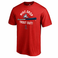 Mike Trout Los Angeles Angels Hometown Mike Drop T-Shirt - Red - MLB Online