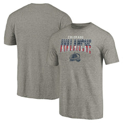 Colorado Avalanche Freedom Tri-Blend T-Shirt - Heathered Gray - NHL 3078682