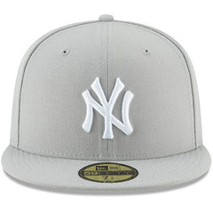 New York Yankees New Era Fashion Color Basic 59FIFTY Fitted Hat - Gray - New Era Sale