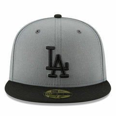 Los Angeles Dodgers New Era Two-Tone 59FIFTY Fitted Hat - Gray/Black - New Era on Sale