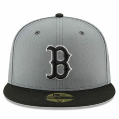 Boston Red Sox New Era Two-Tone 59FIFTY Fitted Hat - Gray/Black - New Era Sale