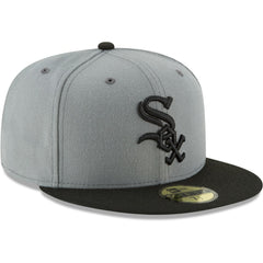 Chicago White Sox New Era Two-Tone 59FIFTY Fitted Hat - Gray/Black - New Era Discount