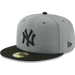 New York Yankees New Era Two-Tone 59FIFTY Fitted Hat - Gray/Black - New Era Sale