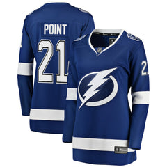 Brayden Point Tampa Bay Lightning Fanatics Women's Breakaway Player Jersey - Blue - NHL 3081183