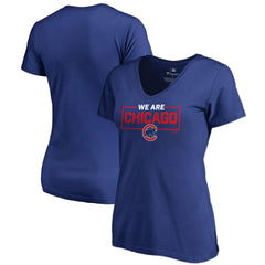 Chicago Cubs Women's We Are Icon V-Neck T-Shirt - Royal - MLB Online