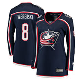 Zach Werenski Columbus Blue Jackets Fanatics Women's Breakaway Jersey - Navy - NHL 3094876