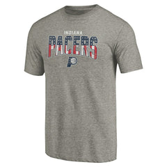 Indiana Pacers Freedom Tri-Blend T-Shirt Gray
