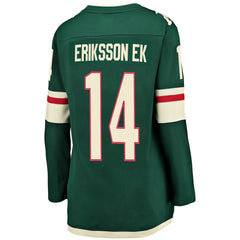 Joel Eriksson Ek Minnesota Wild Fanatics Women's Breakaway Player Jersey - Green - NHL 3096398