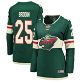 Jonas Brodin Minnesota Wild Fanatics Women's Breakaway Player Jersey - Green - NHL 3096406