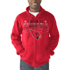 Arizona Cardinals G-III Sports by Carl Banks Perfect Season Full-Zip Hoodie Cardinal
