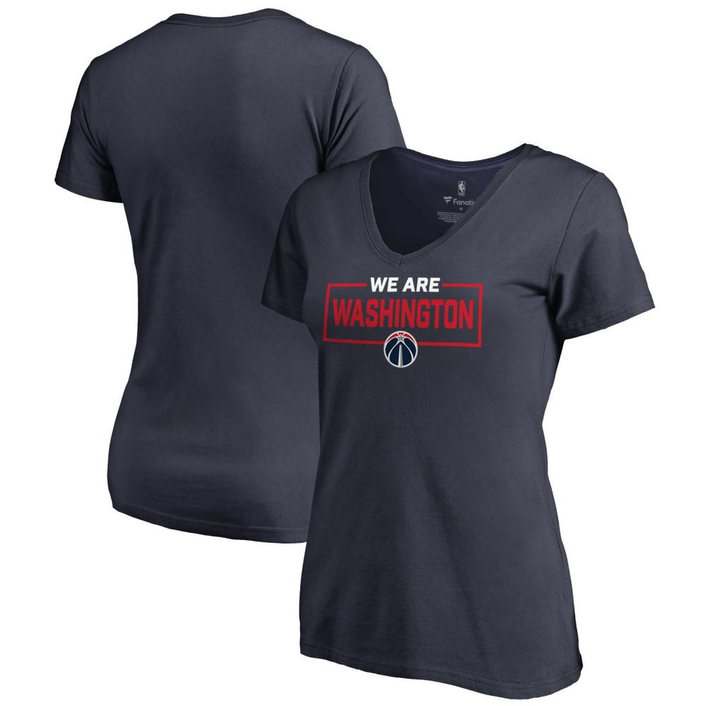 Washington Wizards Women's We Are Iconic Collection V-Neck T-Shirt Navy