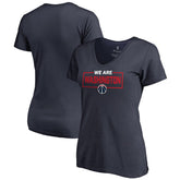 Washington Wizards Women's We Are Iconic Collection V-Neck T-Shirt Navy