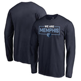 Memphis Grizzlies We Are Iconic Collection Long Sleeve T-Shirt Navy