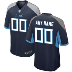 Nike Tennessee Titans Youth Custom Game Jersey Navy