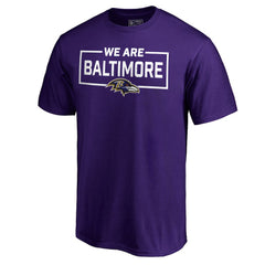 Baltimore Ravens We Are Icon T-Shirt Purple