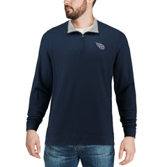 Tennessee Titans Vineyard Vines Saltwater Quarter-Zip Jacket Navy