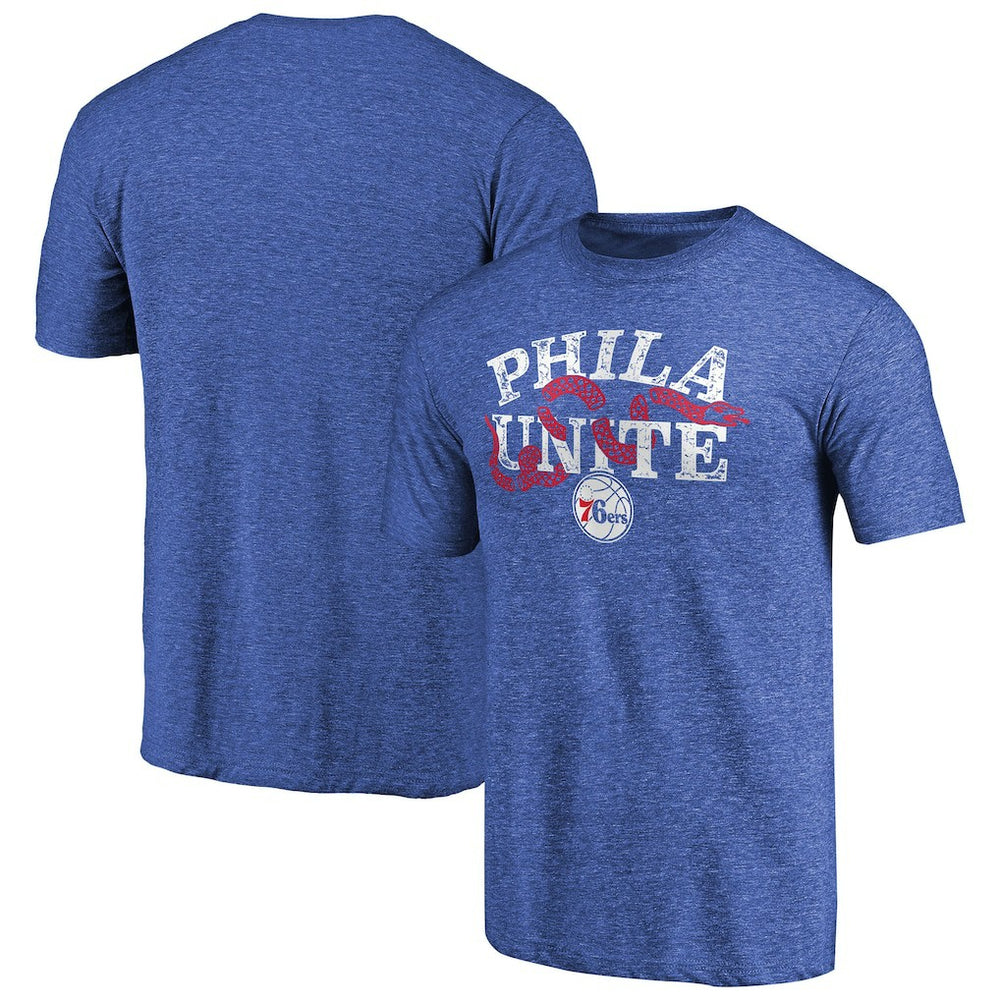 Philadelphia 76ers Hometown Collection Join Or Die Tri-Blend T-Shirt Royal