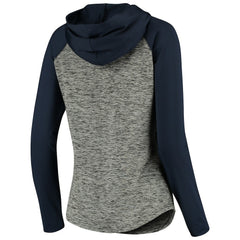 Seattle Seahawks G-III 4Her by Carl Banks Women's Championship Ring Pullover Hoodie Heathered Gray/College Navy