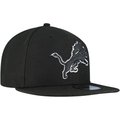 Detroit Lions New Era B-Dub 9FIFTY Adjustable Hat Black