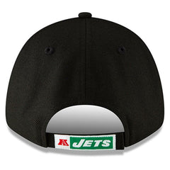 New York Jets New Era The League Throwback 9FORTY Adjustable Hat Black