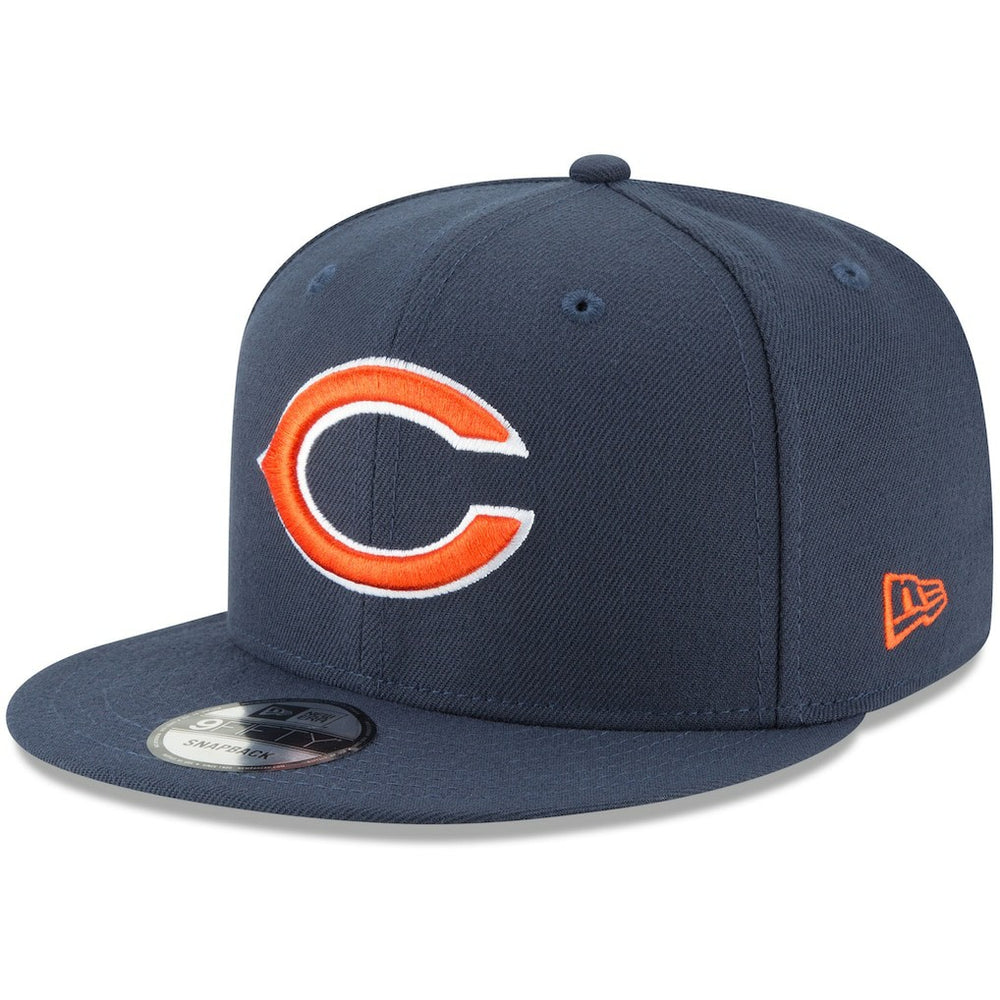 Chicago Bears New Era Basic 9FIFTY Adjustable Snapback Hat Navy