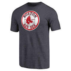 Boston Red Sox Cooperstown Collection Forbes Tri-Blend T-Shirt - Heathered Navy - MLB Discount