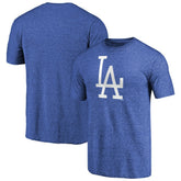 Los Angeles Dodgers Cooperstown Collection Forbes Tri-Blend T-Shirt - Heathered Royal - MLB Sale