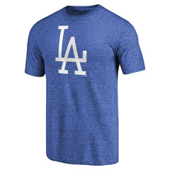 Los Angeles Dodgers Cooperstown Collection Forbes Tri-Blend T-Shirt - Heathered Royal - MLB Sale