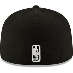 New York Knicks Black & White Logo 59FIFTY Fitted Hat Black | New Era for sale