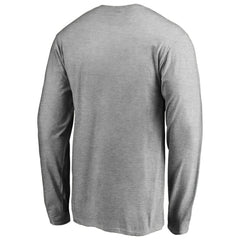 Los Angeles Dodgers Team Wordmark Long Sleeve T-Shirt - Heathered Gray - MLB on Sale