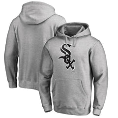 Chicago White Sox Official Wordmark Fitted Pullover Hoodie - Heather Gray - MLB Online