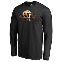 San Francisco Giants Midnight Mascot Long Sleeve T-Shirt - Black - MLB Discount