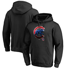Chicago Cubs Midnight Mascot Pullover Hoodie - Black - MLB Sale