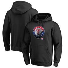 Texas Rangers Midnight Mascot Pullover Hoodie - Black - MLB Discount