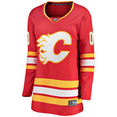 Calgary Flames Fanatics Women's Home Breakaway Custom Jersey - Red - NHL 3239507