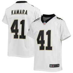 Nike Alvin Kamara New Orleans Saints Youth Game Jersey White