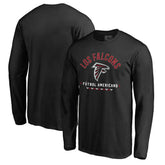 Atlanta Falcons Futbol Americano Long Sleeve T-Shirt Black
