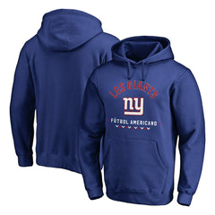 New York Giants Futbol Americano Pullover Hoodie Royal