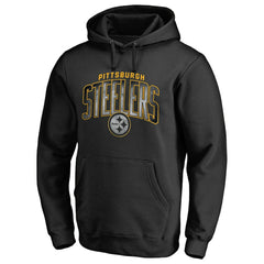 Pittsburgh Steelers Arch Smoke Pullover Hoodie Black