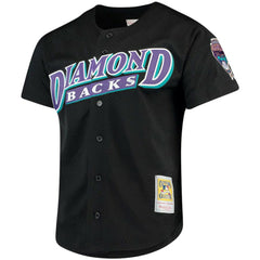 Randy Johnson Arizona Diamondbacks Mitchell & Ness Big & Tall Cooperstown Mesh Batting Practice Jersey - Black - Mitchell & Ness Sale