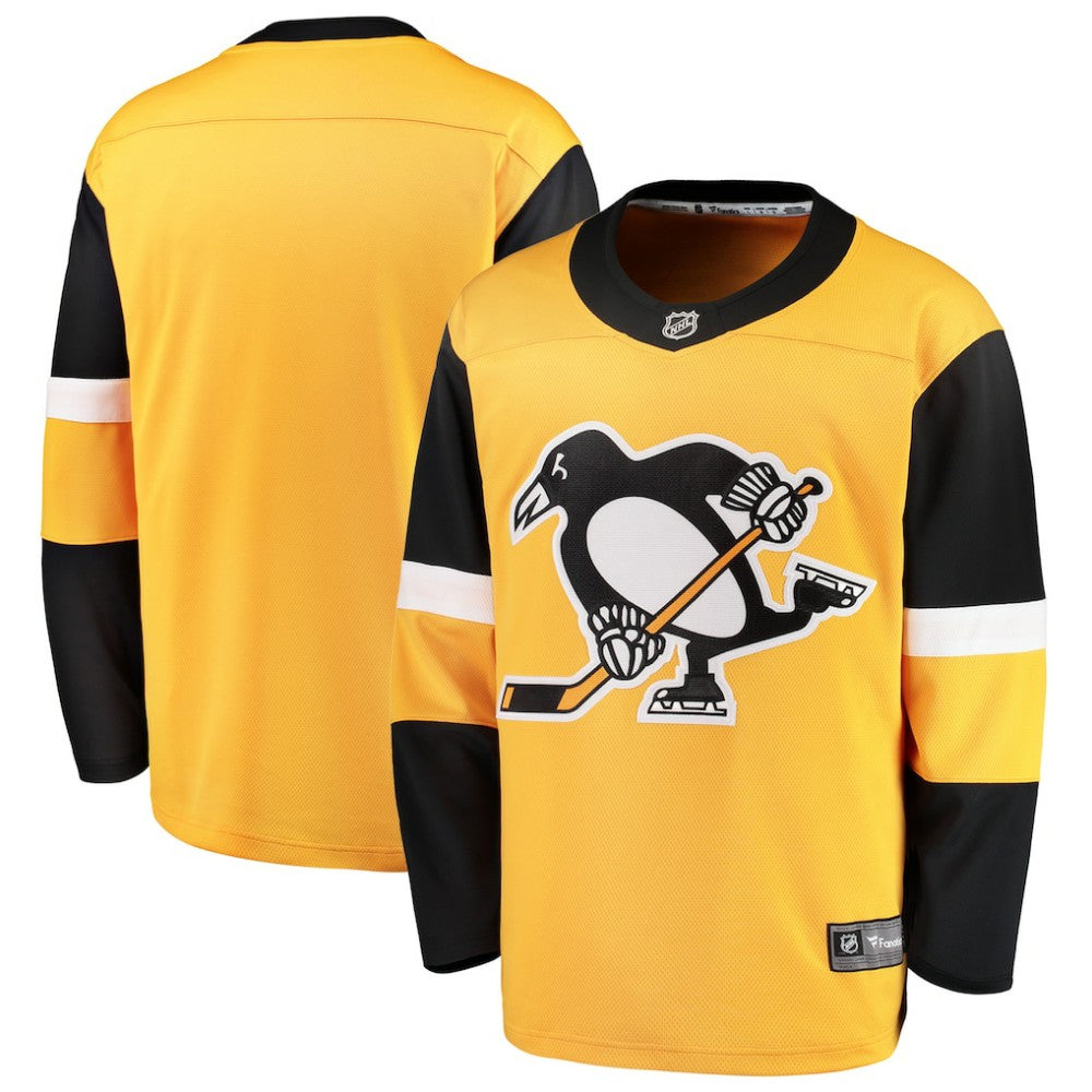 Pittsburgh Penguins Fanatics Alternate Breakaway Jersey - Gold - NHL 3273314