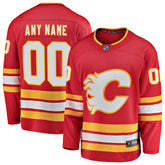 Calgary Flames Fanatics Home Breakaway Custom Jersey - Red - NHL 3273704