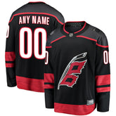 Carolina Hurricanes Fanatics Home Breakaway Custom Jersey - Black - NHL 3273705