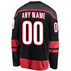 Carolina Hurricanes Fanatics Home Breakaway Custom Jersey - Black - NHL 3273705